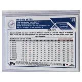 Mookie Betts 2023 Topps Chrome Logoman Refractor #150 - Los Angeles Dodgers Baseball Card