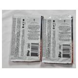 Lot of 2 Unopened Packs of 2021 Topps Chrome Tennis