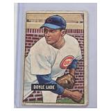 Doyle Lade 1951 Bowman #139 - Chicago Cubs Vintage Baseball Card