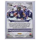 Lamar Jackson 2024 Panini Phoenix Foil SP #102 and Numbered 141/399 - Baltimore Ravens Football Card