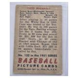 Cass Michaels 1951 Bowman #132 - Washington Senators Vintage Baseball Card
