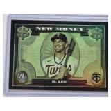 Brooks Lee Rookie 2023 Topps New Money Insert #NM-18 - Minnesota Twins Baseball Card