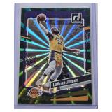 LeBron James 2023-24 Donruss Green SP #2 - Los Angeles Lakers Basketball Card