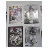 Lot of 30 Adrian Peterson Football Cards featuring various brands and designs including SP Authentic, Topps, and Donruss