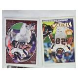 Lot of 30 Adrian Peterson Football Cards featuring various brands and designs including SP Authentic, Topps, and Donruss