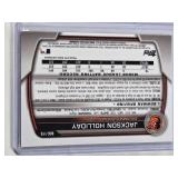 Jackson Holliday Rookie 2023 Bowman Chrome Sapphire #BDC-118 - Baltimore Orioles Baseball Card