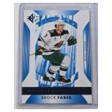 Brock Faber Rookie 2023-24 Upper Deck Blue SP #128 - Minnesota Wild Hockey Card