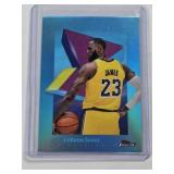 LeBron James 2025 Topps Finest Refractor #45 - Los Angeles Lakers Basketball Card