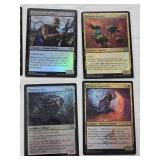 Lot of 20 Foil Magic: The Gathering Trading Cards Including Body Double, Blazing Hellhound, and More