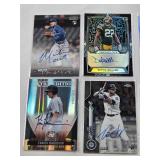 Lot of 7 - Miles Mastrobuoni Auto, Dexter Williams Auto 62/150, Trey Williams Auto 202/300, JT Thor Auto, Travis Harrison Auto, Tim Lopes Auto, and Larry Nance Jr. Auto