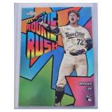 Brooks Lee Rookie 2025 Topps Chrome All-Electric Rookie Rush Refractor #CERR-1 - Minnesota Twins Baseball Card