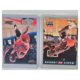 Lot of 2 Michael Jordan Basketball Cards Including 1992 SkyBox and 96-97 Fleer Cards