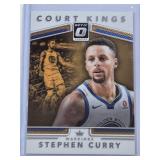 Stephen Curry 2017-18 Panini Donruss Optic Court Kings Insert #35 - Golden State Warriors Basketball Card