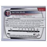 Payton Eeles Rookie 2025 1st Bowman Chrome Sapphire #BCP-78 - Minnesota Twins Baseball Card