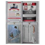 Lot of 8 Auto Baseball Cards All in Magnetic One Touches Featuring Bailey Falter, Nick Wells, Victor Arano, Kyle Molnar, Colton Welker, Logan Wyatt, and Rhett Wiseman