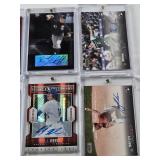 Lot of 8 Baseball Cards Most in Magnetic One Touches Featuring Jeison Guzman, Cadyn Grenier, Scott Kingery, Foster Griffin, Brian Serven, Bailey Falter, Brandon McCarthy, and A.J. Reed with Auto and N