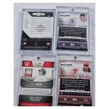 Lot of 8 Baseball Cards Most in Magnetic One Touches Featuring Jeison Guzman, Cadyn Grenier, Scott Kingery, Foster Griffin, Brian Serven, Bailey Falter, Brandon McCarthy, and A.J. Reed with Auto and N