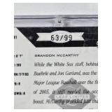 Lot of 8 Baseball Cards Most in Magnetic One Touches Featuring Jeison Guzman, Cadyn Grenier, Scott Kingery, Foster Griffin, Brian Serven, Bailey Falter, Brandon McCarthy, and A.J. Reed with Auto and N