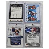 Lot of 8 Hockey Cards Most in Magnetic One Touch Cases Featuring Players Including Brenden Morrow, Dion Phaneuf, and Jaromir Jagr with Special Features Like Rookies and Limited Editions.