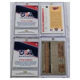 Lot of 8 Baseball Cards All in Magnetic One Touch Cases Featuring Payton Henry, Brent Honeywell, Ryley Gilliam, Pat Mahomes, Jackson Rutledge, Brooks Gosswein, Ethan Hankins, and Antonio Gomez with Au