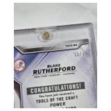 Lot of 8 Baseball Cards in Magnetic One Touches with Chance Adams, Dennis Santana, Blake Rutherford, Julio Pablo Martinez, Jackie Bradley Jr., Jason Jennings, Jordon Montgomery, and Jakson Reetz. Incl