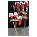WOODEN OUTDOOR CHRISTMAS DECORATIONS.