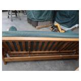 LARGE FUTON WITH MATTRESS AND PILLOWS