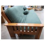 LARGE FUTON WITH MATTRESS AND PILLOWS
