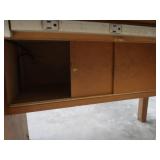 HUGE WOOD WORK BENCH WITH LIGHTS