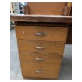 HUGE WOOD WORK BENCH WITH LIGHTS