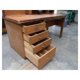 HUGE WOOD WORK BENCH WITH LIGHTS