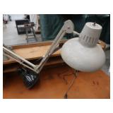 HUGE WOOD WORK BENCH WITH LIGHTS