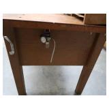 HUGE WOOD WORK BENCH WITH LIGHTS