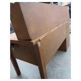 HUGE WOOD WORK BENCH WITH LIGHTS