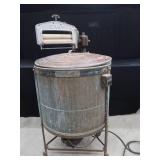 ANTIQUE 1912 EASY COPPER DRUM ELECTRIC WASHING MACHINE