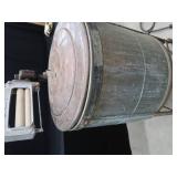 ANTIQUE 1912 EASY COPPER DRUM ELECTRIC WASHING MACHINE