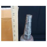 VINTAGE POLLY GAS MOTOR OIL BOTTLE WITH SPOUT / ORIGINAL BOX