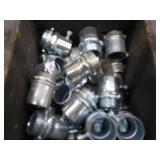 GALVANIZED BOX FILLED WITH NEW ELECTRICAL