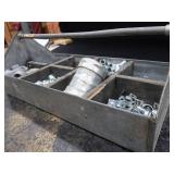 GALVANIZED BOX FILLED WITH NEW ELECTRICAL