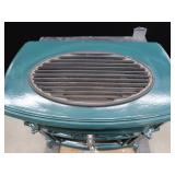 GREEN ENAMEL / CAST IRON FIRE PLACE