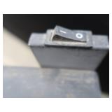 GREEN ENAMEL / CAST IRON FIRE PLACE