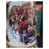 COLLECTIBLE BUDWEISER HOLIDAY STEINS.