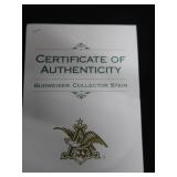 COLLECTIBLE BUDWEISER HOLIDAY STEINS.