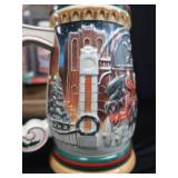COLLECTIBLE BUDWEISER HOLIDAY STEINS
