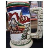 COLLECTIBLE BUDWEISER HOLIDAY STEINS