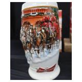 COLLECTIBLE BUDWEISER HOLIDAY STEINS.