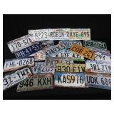 23 LICENSE PLATES