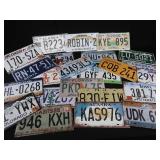 23 LICENSE PLATES