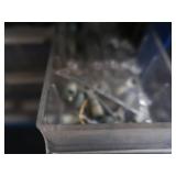 50 DRAWER METAL / PLASTIC ORGANIZER  (FILLED)