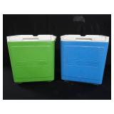 VINTAGE COLEMAN PARTY STACKERS / 2 HURRICANE LANTERNS (NEW)